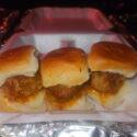 Meta Luna's Pop-up tonight: Creole seasoned meatball sliders on Hawaiian rolls